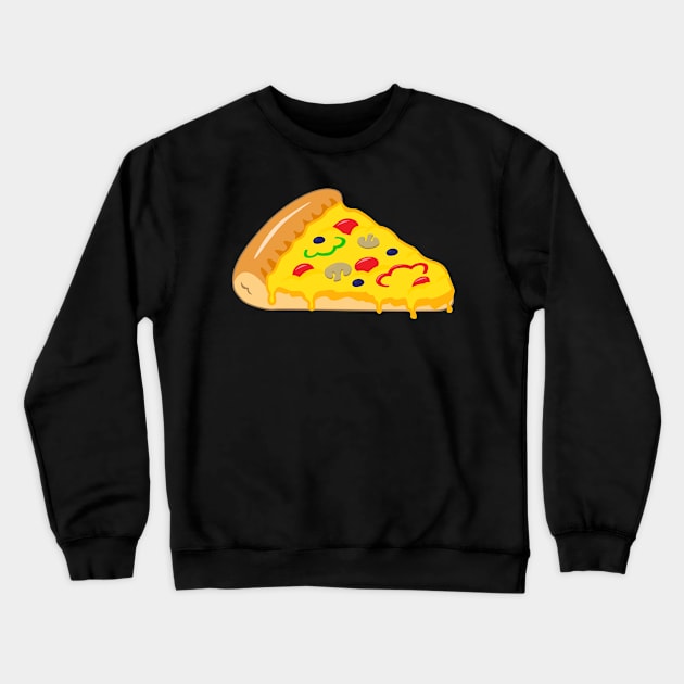 Pizza Slice T-Shirt or Gifts for Pizza Lovers Crewneck Sweatshirt by Shirtbubble